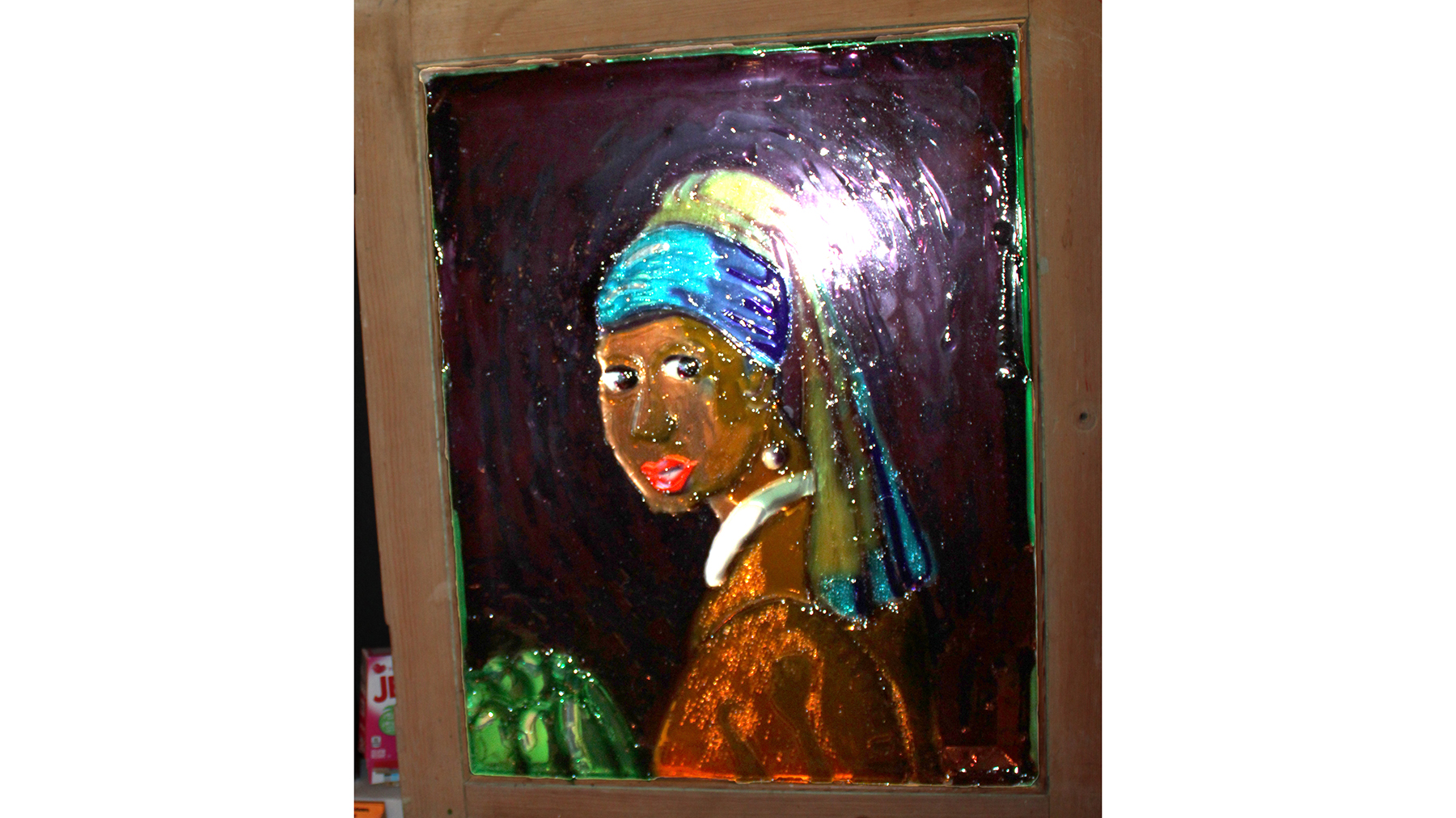 2024 Jell-O No. 13 by Jim Good: Girl with a Pearl Earring and Jello for Best Tale Told by a Human