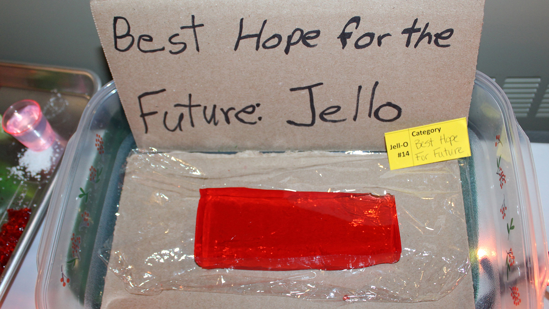 2024 Jell-O No. 14: Best Hope for the Future: Jello by the Ashenbrenners