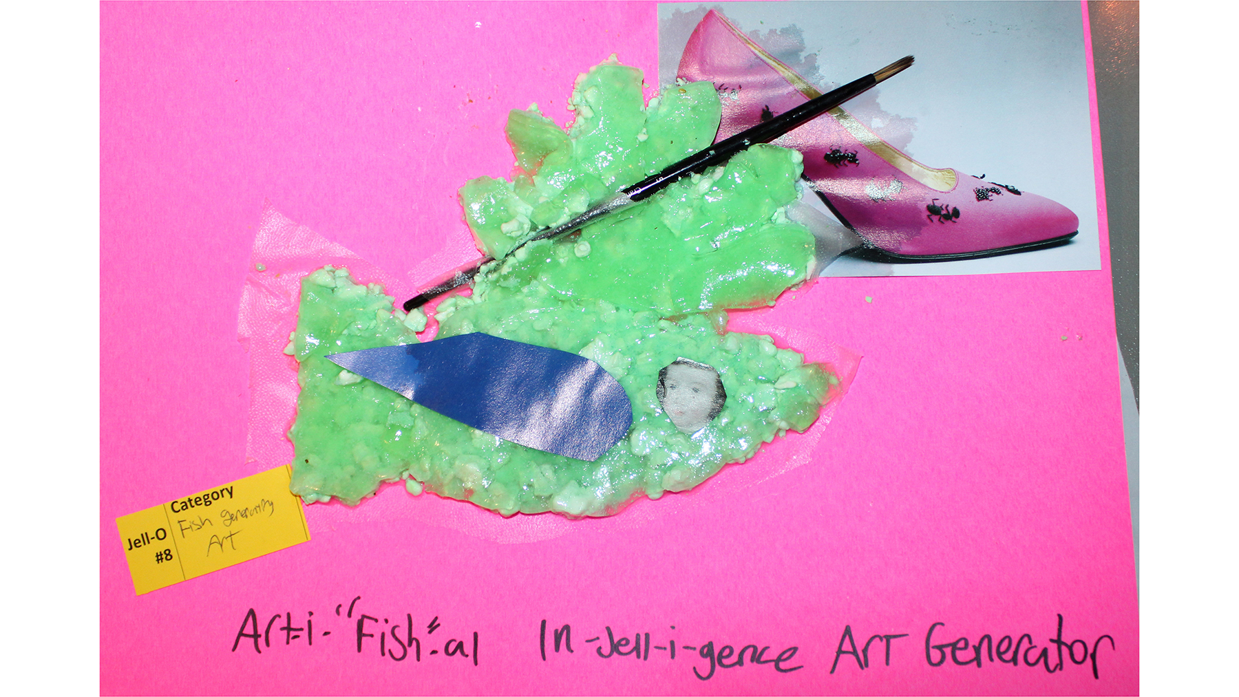 2024 Jell-O No. 8: Most Fantastic Artificial In-Jell-I-Gence Product by Emmie Welch and Lynn Welch: Arti-Fish-al In-Jell-I-Gence Art Generator
